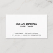 Logo für Weinkeller Visitenkarte (Rückseite)