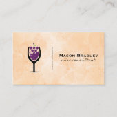 Logo für Weintrauben Visitenkarte (Vorderseite)