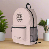 Logo für Werbeaktionen mit dem Logo "Blush Pink" Bedruckter Rucksack