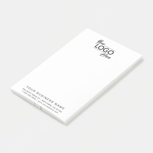 Logo für Werbeaktionen Post-it Klebezettel (angewinkelt)