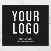 Logo für Werbeaktionen Schaumweinetikett (Einzelnes Label)