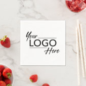 Logo für Werbeaktionen Serviette (Beispiel)