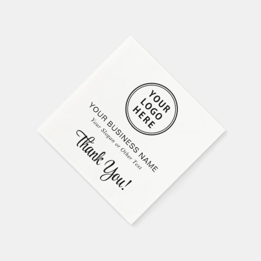 Logo für Werbeaktionen Serviette (Ecke)