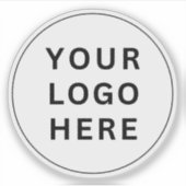 Logo für Werbeaktionen | Wasserflasche Aufkleber (Vorderseite)