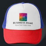 Logo für Werbespots Truckerkappe<br><div class="desc">Bulk Promotional Work hinzufügen Upload Firmenlogo Personalisiert Template Trucker Hat.</div>