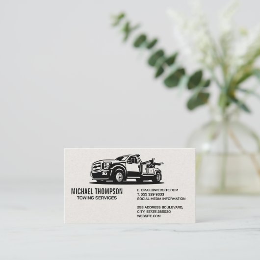 Logo für Zugfahrzeuge Visitenkarte (Stehend Vorderseite)