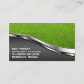 Logo "Gartenarbeit für natürliche Person" Visitenkarte (Rückseite)