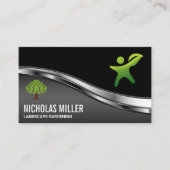 Logo "Gartenarbeit für natürliche Person" Visitenkarte (Vorderseite)