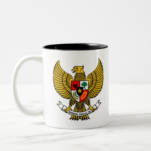 Logo Garuda Zweifarbige Tasse (Links)