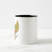 Logo Garuda Zweifarbige Tasse (Mittel)