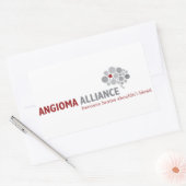 Logo-Gear der Classic Angioma Alliance Rechteckiger Aufkleber (Umschlag)