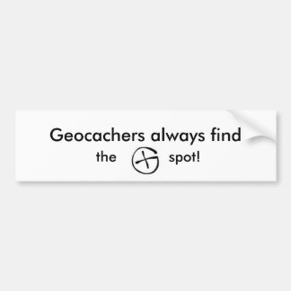 Logo, Geocachers immer Entdeckung, Stelle! Autoaufkleber
