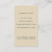 Logo "Gerechtigkeitsskala" | Anwalt Visitenkarte (Rückseite)