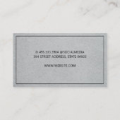 Logo "Gerechtigkeitsskala" Visitenkarte (Rückseite)