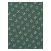 Logo-Geschäft für die Custom Forest Green Trade Sh Tischdecke (Vorderseite)