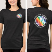 Logo-Geschäft für kundenspezifische Printfirmen Tri-Blend Shirt