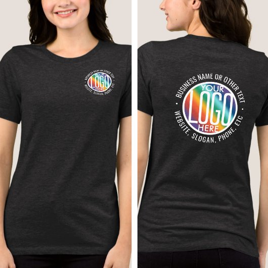 Logo-Geschäft für kundenspezifische Printfirmen Tri-Blend Shirt