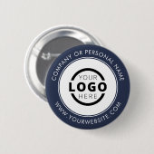 Logo-Geschäft für kundenspezifische Unternehmen Co Button (Vorne & Hinten)