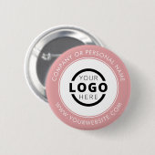 Logo-Geschäft für kundenspezifische Unternehmen Co Button (Vorne & Hinten)