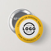 Logo-Geschäft für kundenspezifische Unternehmen Co Button (Vorne & Hinten)