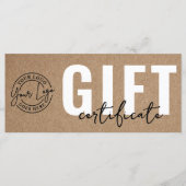 Logo Geschäft Geschenkgutschein (Vorderseite)