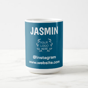 Logo Geschäft Modern Minimal Unternehmen Gebrandet Kaffeetasse