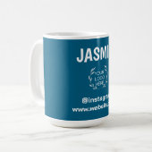 Logo Geschäft Modern Minimal Unternehmen Gebrandet Kaffeetasse (Vorderseite Links)