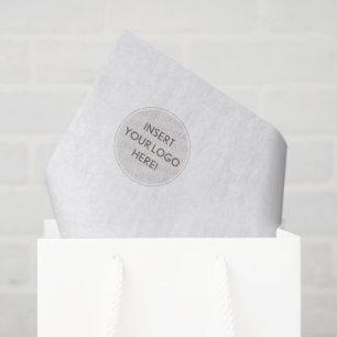 LOGO GESCHÄFTS-BRANDING modern einfach extra groß Seidenpapier