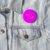 Logo-Geschäftsbranding Pink Magenta Button (Beispiel)