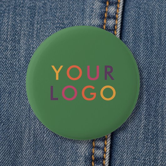 Logo-Geschäftsbranding-Vorlage Grün Button