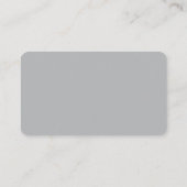 Logo Geschäftssignet grau Telefonnummerkarte (Rückseite)