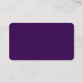 Logo Geschäftssignet lila Telefonnummerkarte (Rückseite)