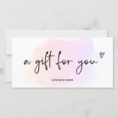 Logo-Geschenk für Regenbogenfarben (Vorderseite)