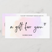 Logo-Geschenk für Regenbogenfarben (Vorne/Hinten)