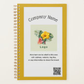 Logo-Geschenk Werbeartikel QR-Code-Planner Planer (Vorderseite)