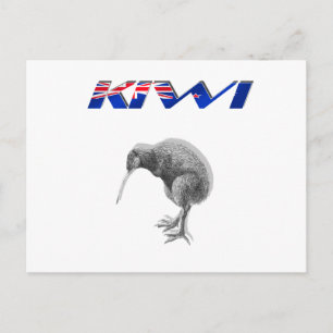 Logo-Geschenke von Kiwi Bird New Zealand Postkarte