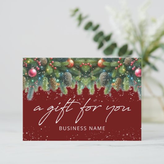 Logo-Geschenkgutschein (Stehend Vorderseite)