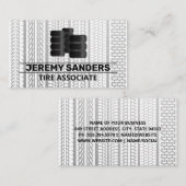 Logo "Gestapelte Reifen" | Reifenmarken Visitenkarte (Vorne/Hinten)