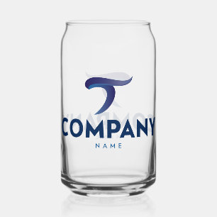 Logo-Glas für Personalisierte Unternehmen - Trinkb Dosenglas