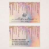 Logo-Glitzer-Tropfen-Logo-Darstellung (Vorne & Hinten)