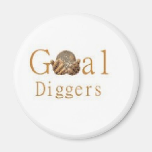 Logo "Goal Diggers" 2 Magnet (Vorne)