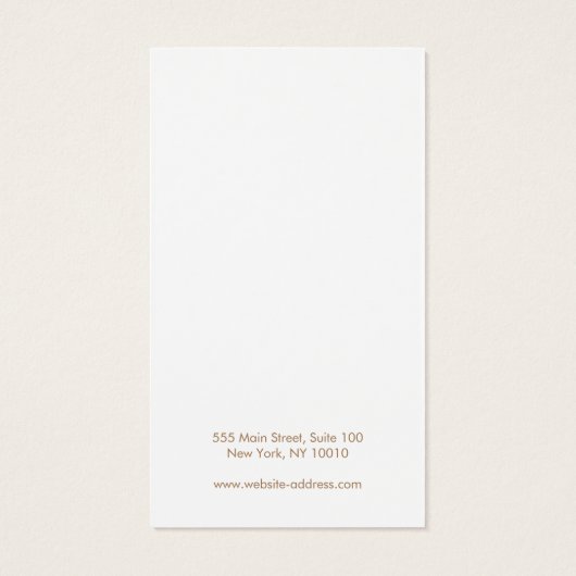 Logo-Gold-Border-Netzwerkkarte hinzufügen (Rückseite)