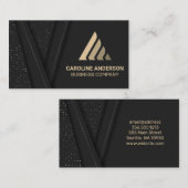 Logo-Gold für das Firmendreieck Visitenkarte (Vorne/Hinten)