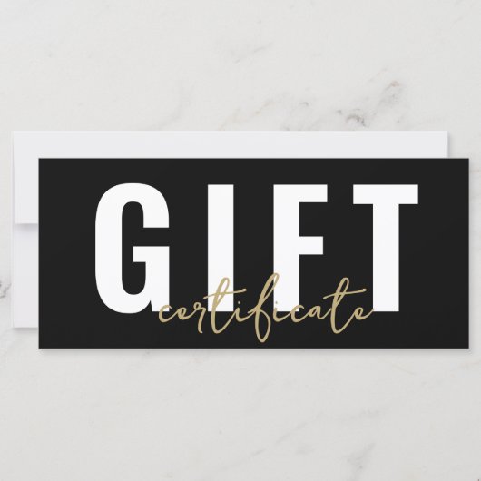 Logo-Gold-Script-Geschenkgutschein (Vorderseite)