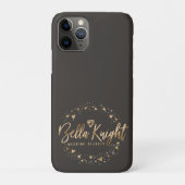 Logo "Goldenes Herz" und "Confetti" Case-Mate iPhone Hülle (Rückseite)