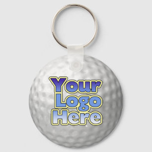 Logo-Golfball-Schlüsselkette Schlüsselanhänger