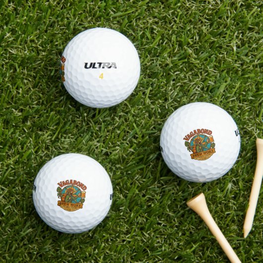 Logo-Golfbälle Golfball (Insitu Gras)