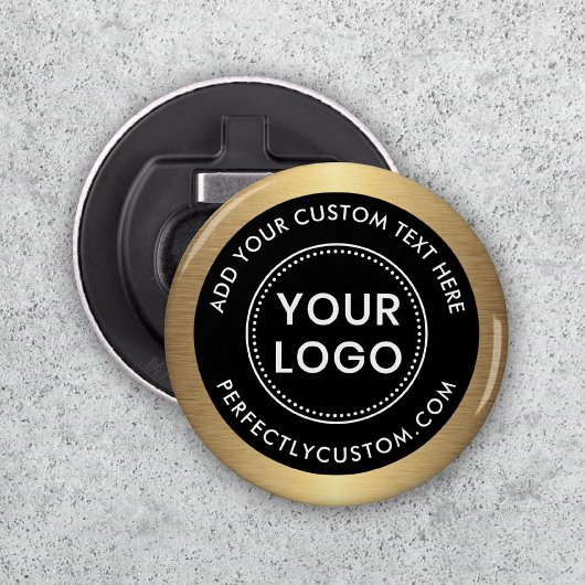 Logo-Gradientengrenzgeschäft Flaschenöffner