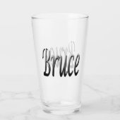 Logo "Graue Bruce", Glas (Rückseite)