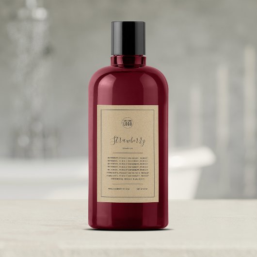 Logo-graue Grenzbestandteile hinzufügen Liste Kraf Weinetikett